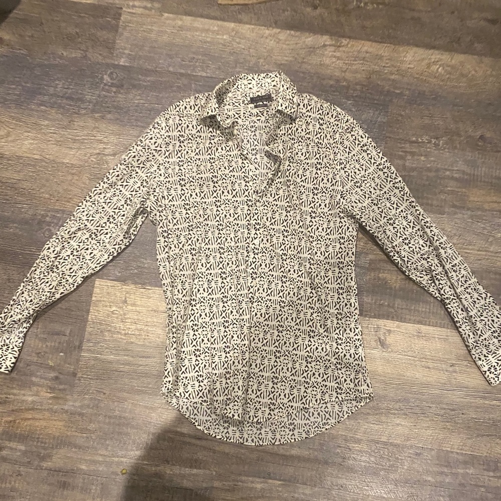 Zara mens large slim fit shirt